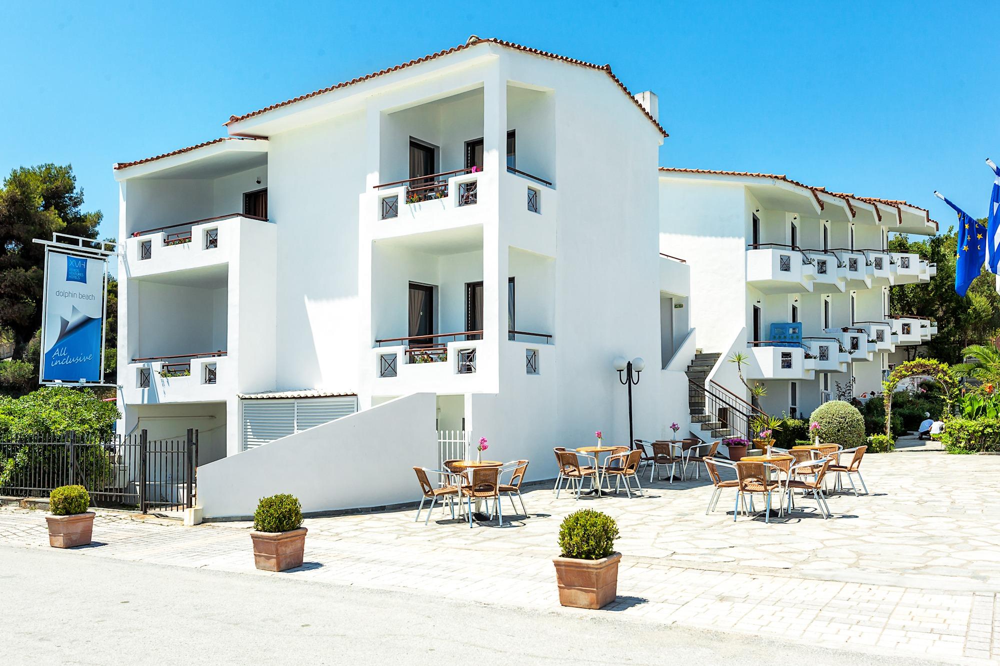 Xenios Dolphin Beach Hotel Possidi Exterior foto