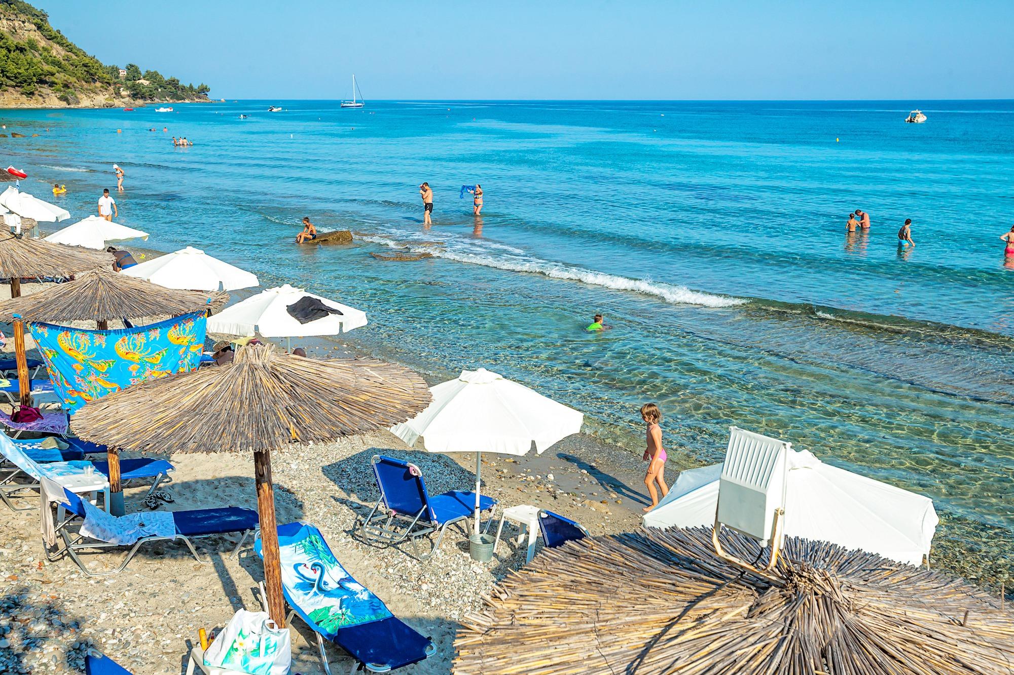 Xenios Dolphin Beach Hotel Possidi Exterior foto